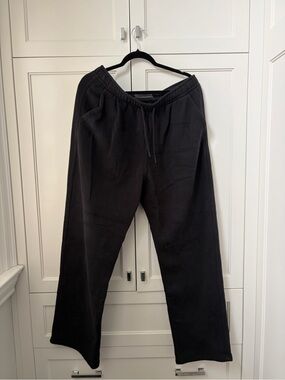 Abercrombie & Fitch Black Drawstring Joggers